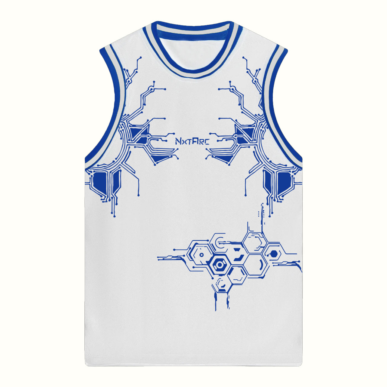 ADDITION KILLS JERSEY - WHITE/BLUE