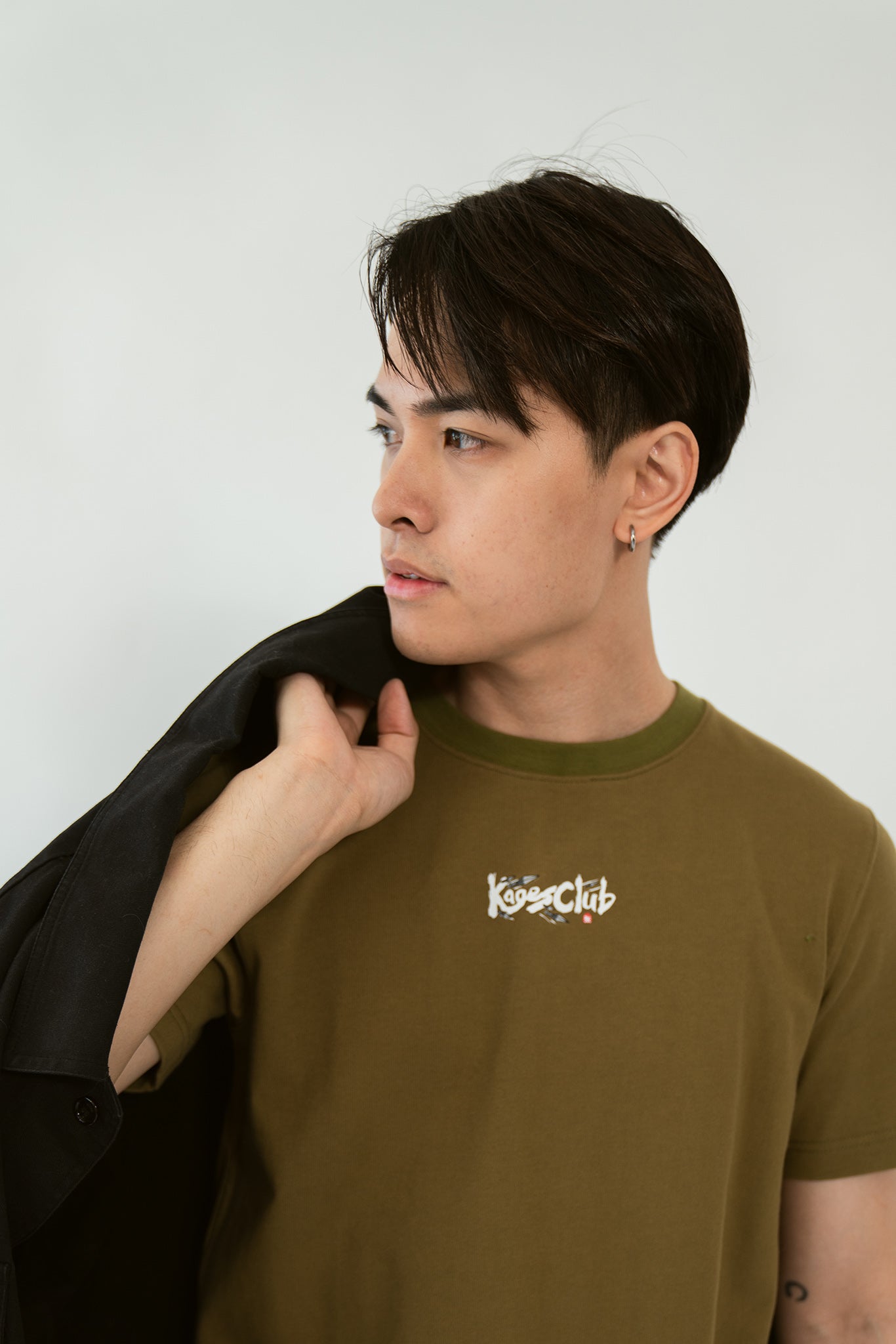 "KUNAI LOGO" T-SHIRT - OLIVE