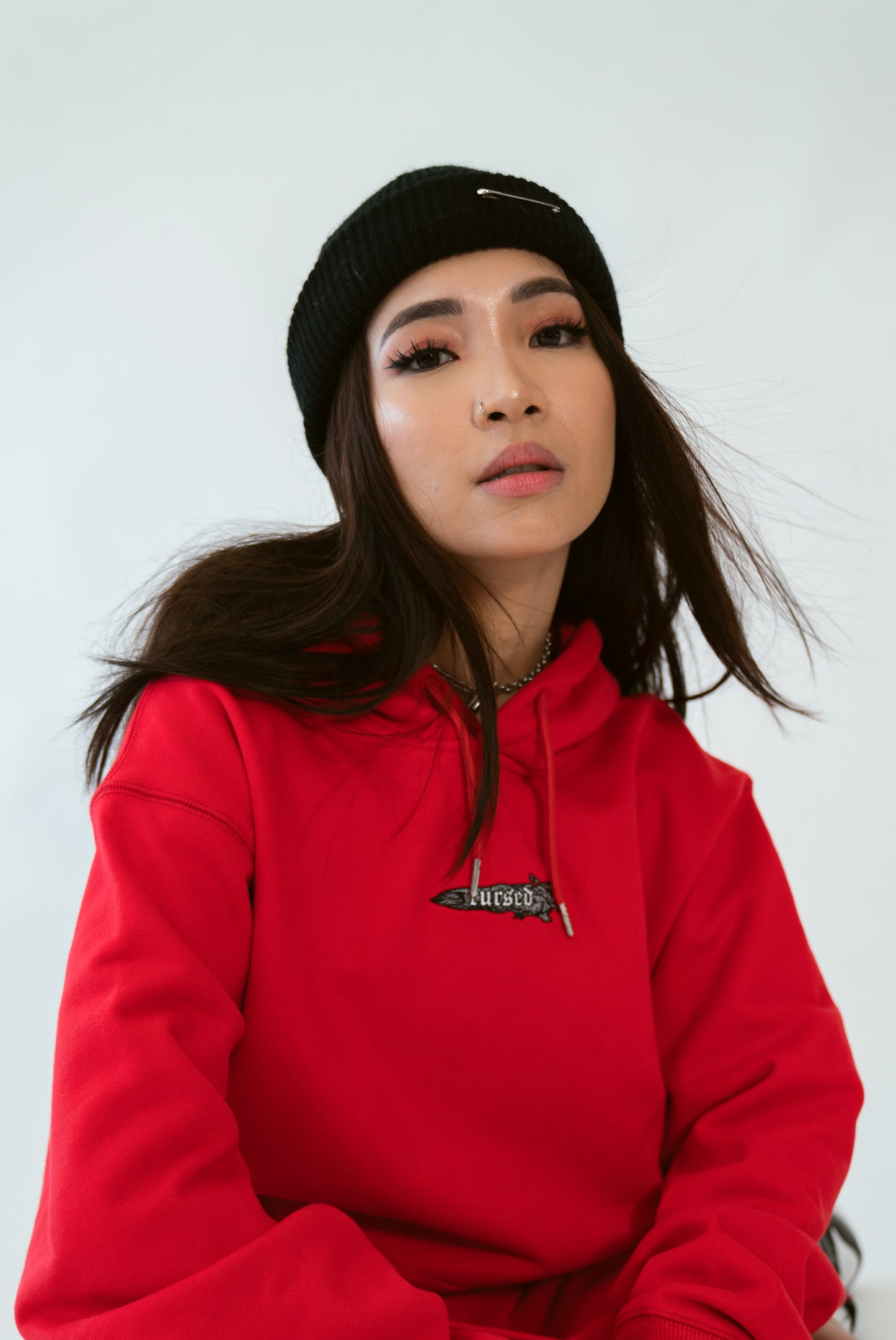 "CURSED" HOODIE - RED