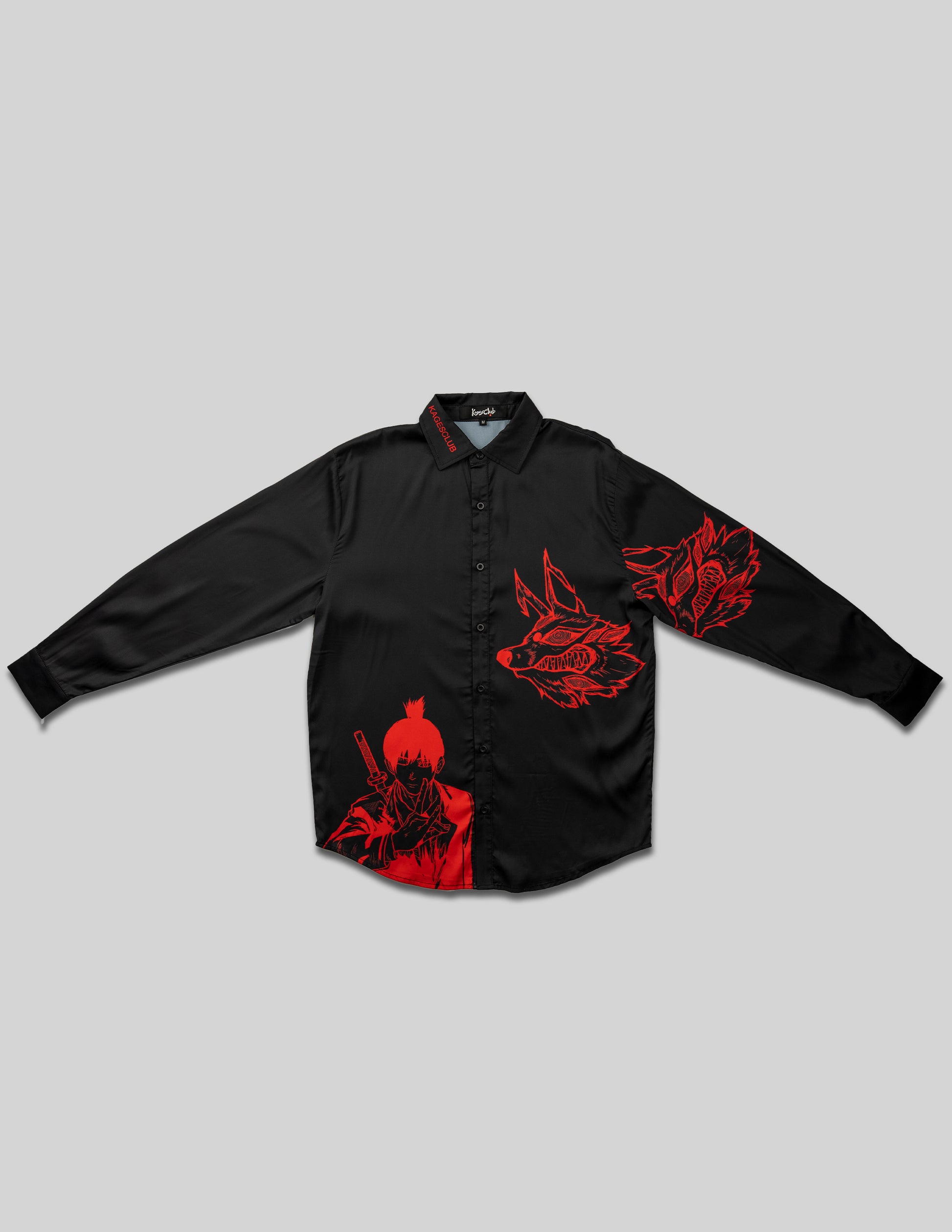 "FOX DEMON" BUTTON DOWN