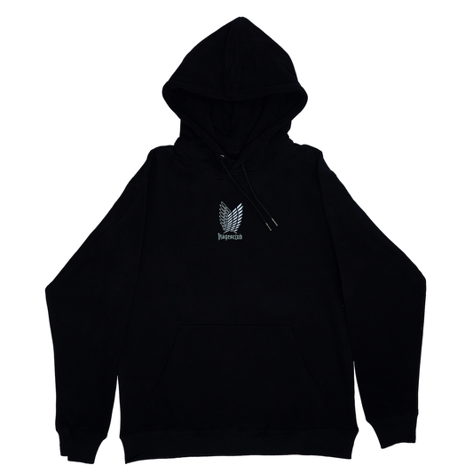 WINGS HOODIE - BLACK