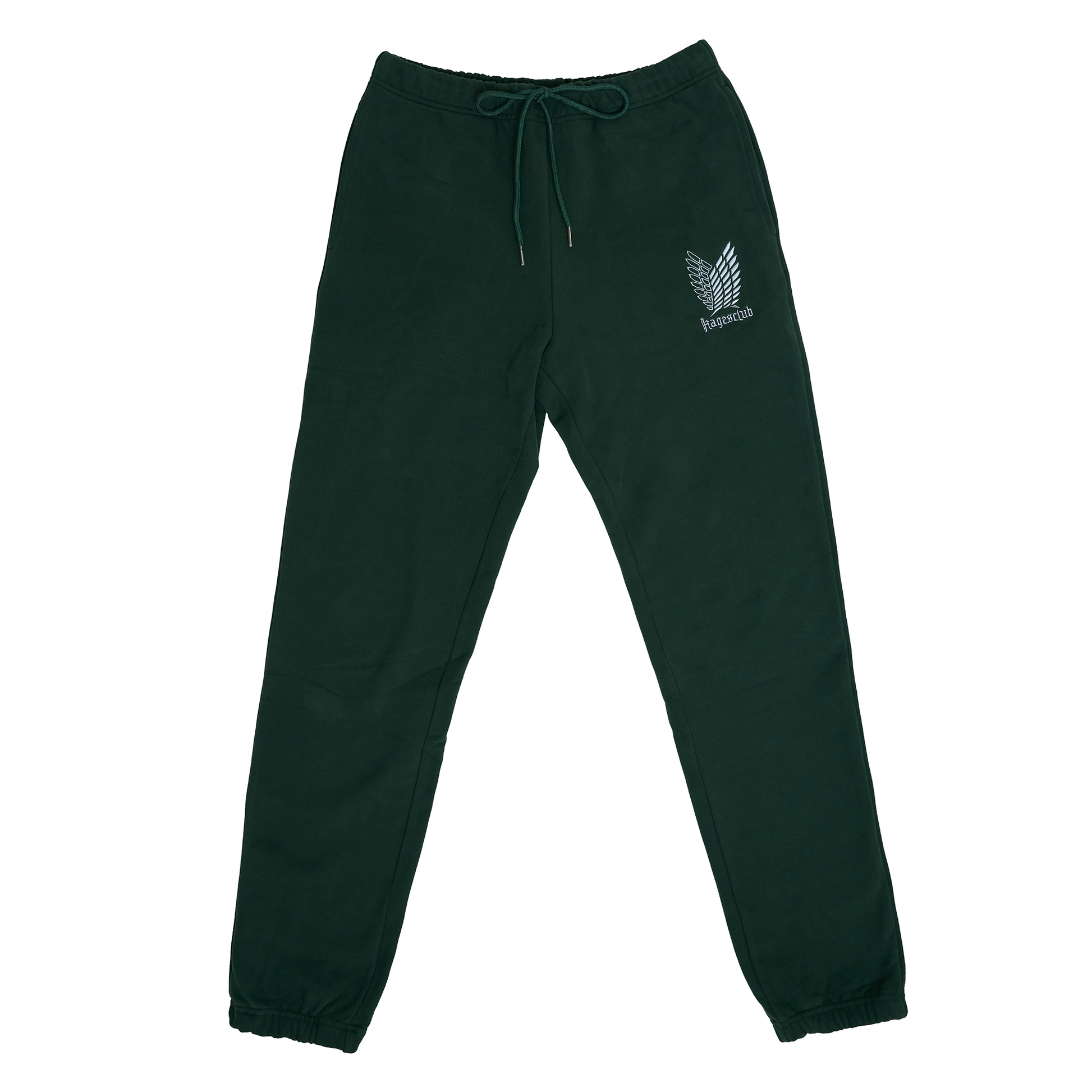 WINGS SWEATPANTS - FOREST GREEN