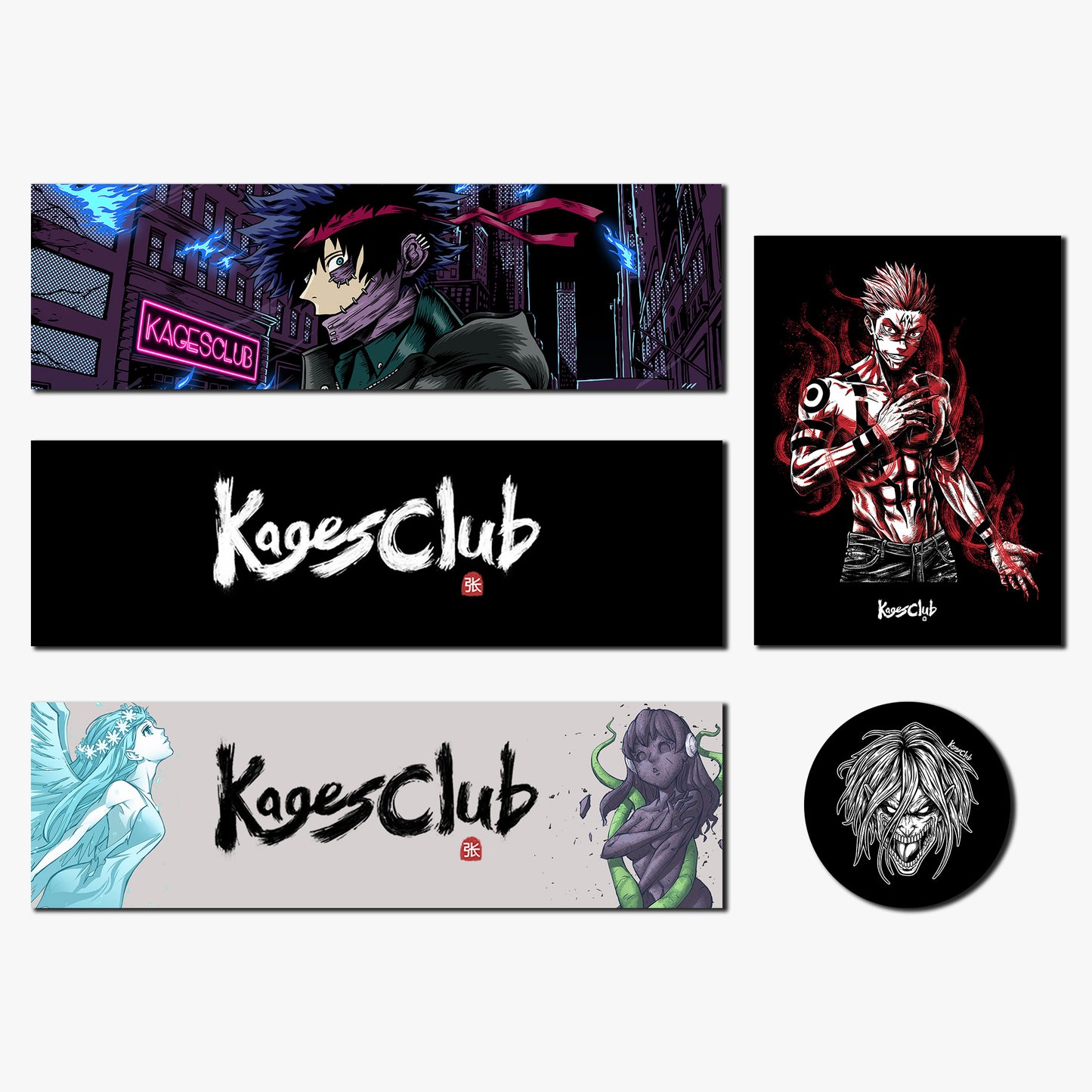 KAGESCLUB STICKER PACK